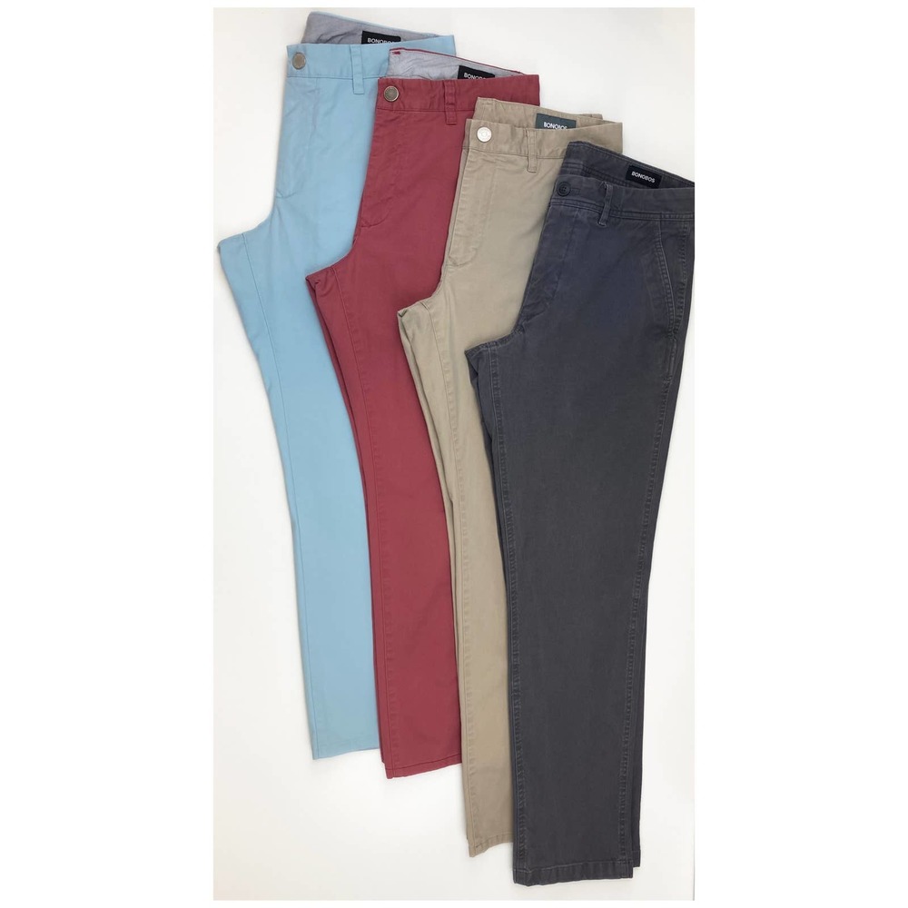 Bonobos Original Stretch Washed Chinos Athletic Fit  Size 31/30 4 Pair Bundle